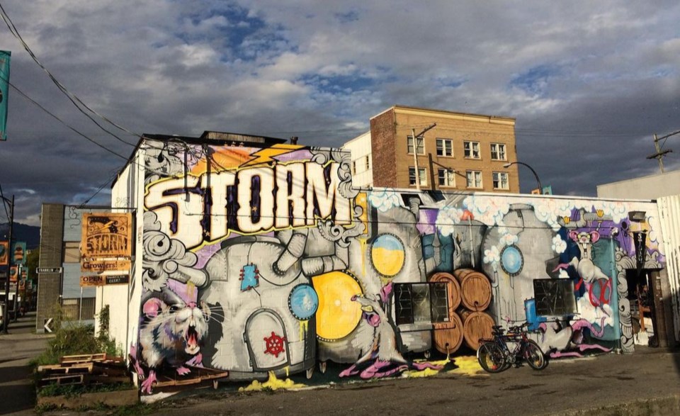 Historic East Vancouver streetscape and industrial neighbourhood atmosphere